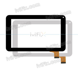 Replacement 070033-FPC-1.0 86V Digitizer Touch Screen for 7 Inch Tablet PC