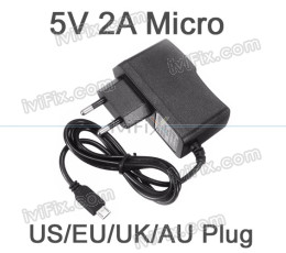 Power Adapter Wall Charger for Excelvan Android 6.0 Phablet 10.1 Inch Tablet PC