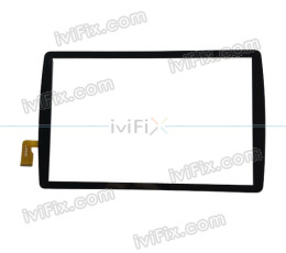 Replacement YJ1852PG101A2J1-FPC-V0 Digitizer Touch Screen for 10.1 Inch Tablet PC