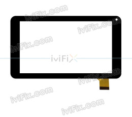 Replacement C.FPC.WT1015A0700V00 Digitizer Touch Screen for 7 Inch Tablet PC