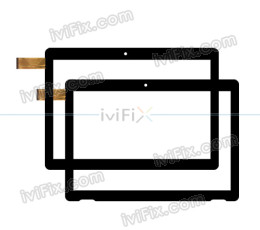 Replacement DH-10243A1-PG-FPC572 Digitizer Touch Screen for Polaroid 10.1 Inch Tablet PC