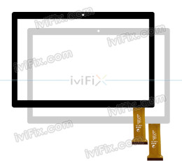 HZYCTP-102450 Digitizer Touch Screen Replacement for 10.1 Inch Tablet PC