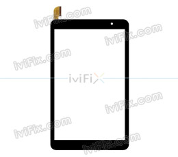 Replacement YJ1802PG080A2J1-FPC-V1 Digitizer Touch Screen for 8 Inch Tablet PC