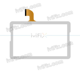 Touch Screen Digitizer Replacement for Onix 10.6 QC Quad Core 10.6 Inch Tablet PC