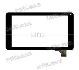 Replacement C186104E1-FPC771DR Digitizer Touch Screen for 7 Inch Tablet PC