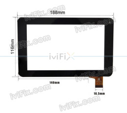 Replacement TPC0571 Digitizer Touch Screen for 7 Inch Tablet PC