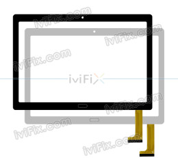 WWX401-101-V1 FPC Digitizer Touch Screen Replacement for 10.1 Inch Tablet PC