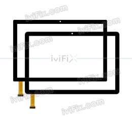 HCX C3407F10COBV1 Digitizer Touch Screen Replacement for 10.1 Inch Tablet PC