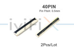 2Pcs 40Pin 0.5mm Pitch FPC Connector Socket for Tablet PC Touch Screen Ribbon Cable
