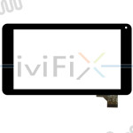 Replacement C186104E1-FPC771DR Digitizer Touch Screen for 7 Inch Tablet PC