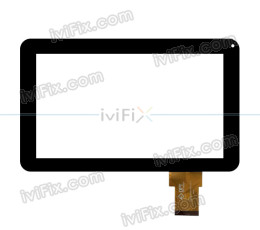 DPtech 10112-0B3849M MHS Digitalizador Pantalla táctil para 9 Pulgadas Tablet PC