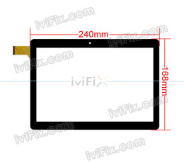 XML MS1168-FPC V1.0 CH Pantalla táctil de Repuesto para 10.1 Pulgadas Tablet PC