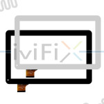 QSD 701-10059-02 Digitalizador Pantalla táctil para 10.1 Pulgadas Tablet PC