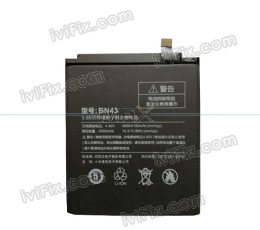 Batterie de Remplacement pour Xiaomi Redmi Note4X 5.5 Pouces Téléphone