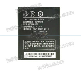 Batterie de Remplacement pour Coolpad 5270 5 Pouces Téléphone