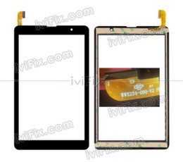 WWX234-080-V2 FPC Remplacement Écran Tactile Digitizer pour 8 Pouces Tablette PC