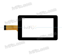 XLD438-V2 FPC Écran Tactile Digitizer Remplacement pour 4.3 Pouces tigerbox Touch Audio Box