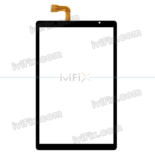 noir:ecran tactile touchscreen digitizer ExcelVan 10.1 BT-MT10