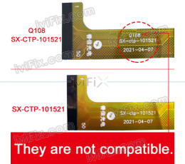 Q108 SX-ctp-101521 Digitizer Touchscreen Ersatz für 10.1 Zoll Tablet PC