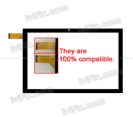 Digitizer Glas Touchscreen Ersatz für MAJESTIC TAB 811 4G 10.1 Zoll Tablet PC