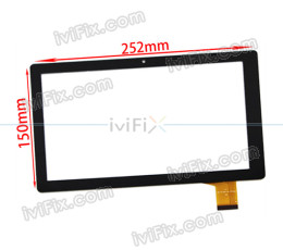 Touchscreen Digitizer Ersatz für Time2 TC1050G Quad Core 10.1 Zoll Tablet PC