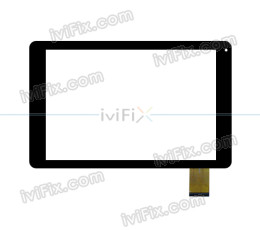 Digitizer Touchscreen Ersatz für Odys Goal 10 +3G Bonus Edition Quad Core 10.1 Zoll Tablet PC