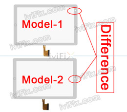 ZSK-0895/XET Digitizer Touchscreen Ersatz für 10.1 Zoll Tablet PC