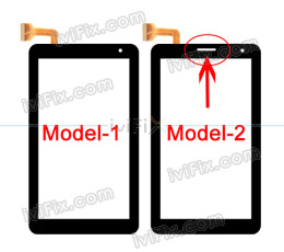 XLD78412-V1 FPC Digitizer Touchscreen Ersatz für 7 Zoll Tablet PC