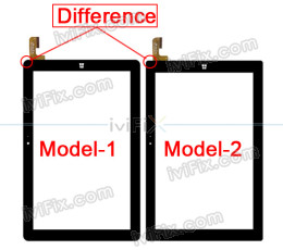 FPC-FC101J283-01 Touchscreen Digitizer Ersatz für 10.1 Zoll Tablet PC