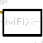 XLD10309B-V1 FPC FHX Touchscreen Digitizer Ersatz für 10.1 Zoll Tablet PC