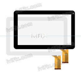 Ricambio QLT1007C-P Touch Screen Per 10.1 Pollici Tablet PC