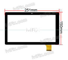 Ricambio ZP9193-101 Ver.01 Touch Screen Per 10.1 Pollici Tablet PC