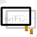 Ricambio QSD E-C10087-01 Touch Screen Per 10.1 Pollici Tablet PC